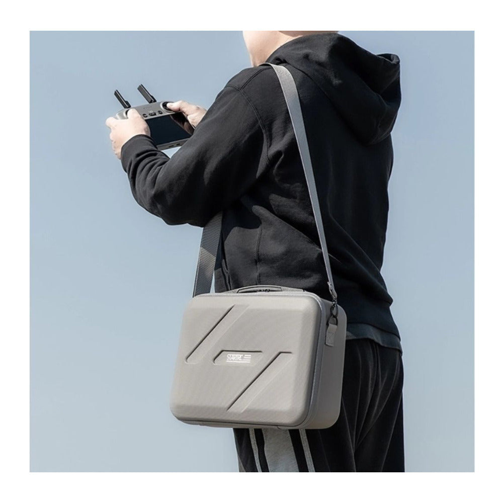 STARTRC Carrying Bag for DJI Flip Fly More Combo RC 2 and RC-N3 with PU Fabric Construction (Gray)