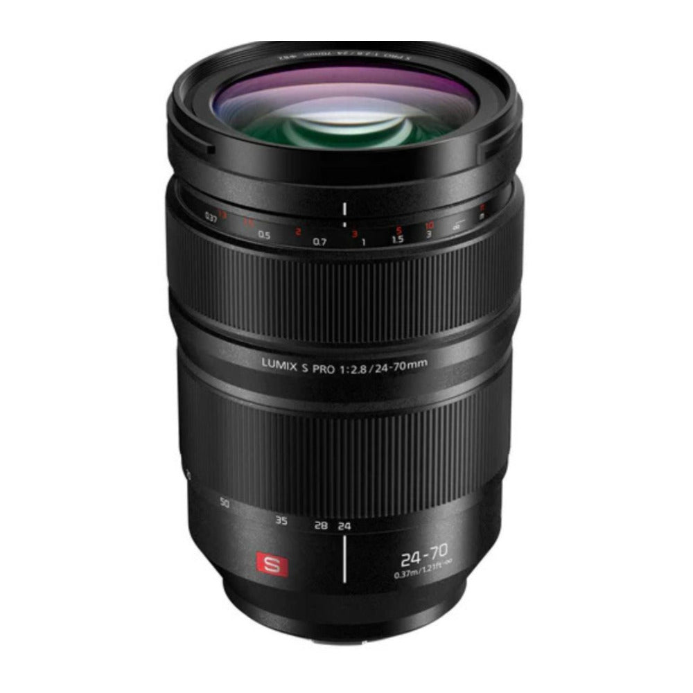 Panasonic S-E2470 Lumix S Pro 24-70mm F2.8 Large-Aperture Standard Zoom Lens (Black, Refurbished)