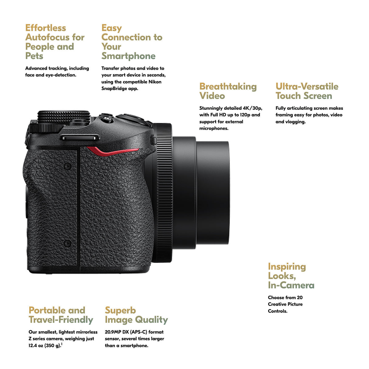 Nikon Z 30 Creators Kit  w/ NIKKOR  DX 16-50mm f/3.5-6.3 VR