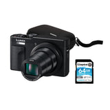 Panasonic LUMIX ZS99 30x Zoom Point and Shoot Compact Digital Camera (Black) and Memory Card Bundle