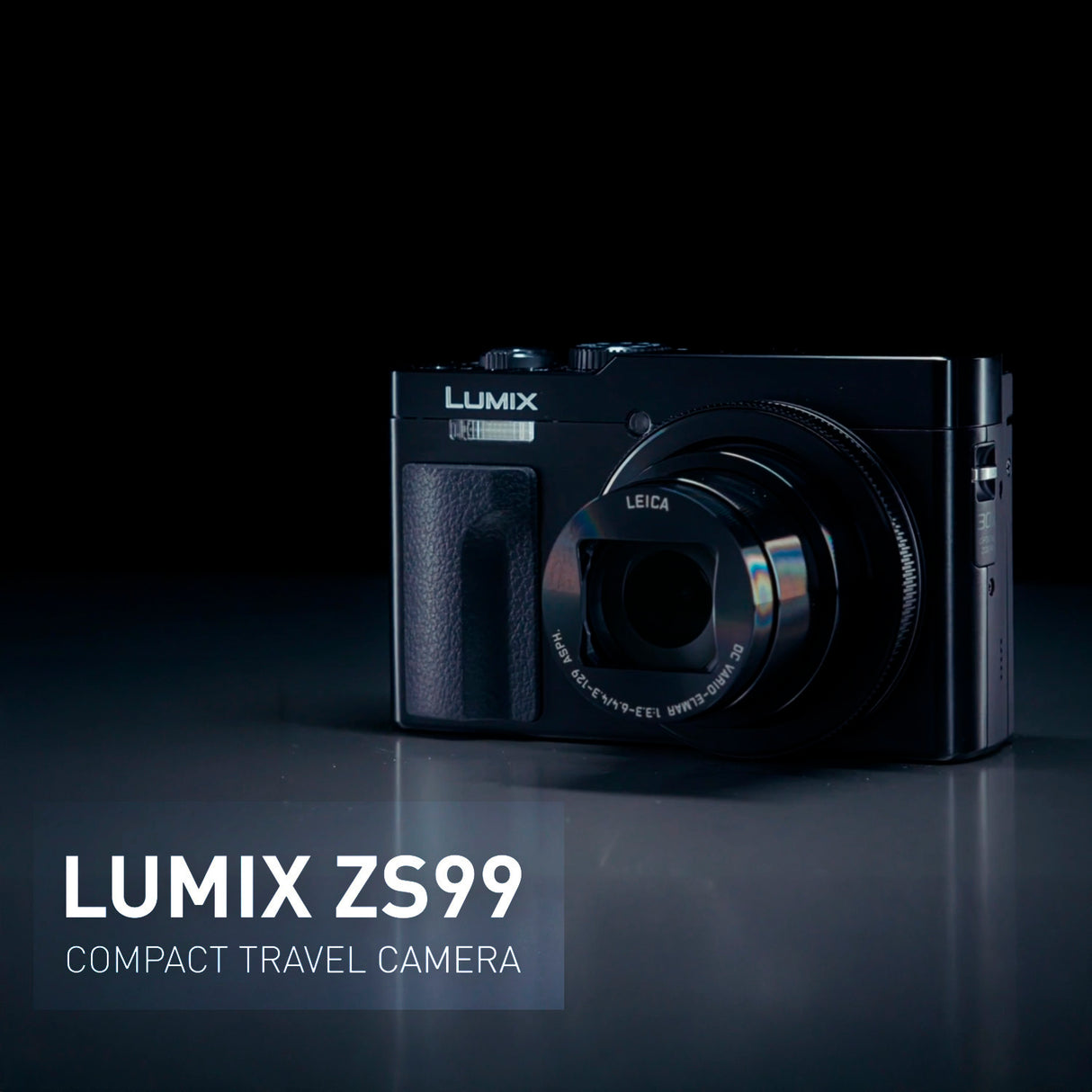 Panasonic LUMIX ZS99 30x Zoom Point and Shoot Compact Digital Camera (Black) and Memory Card Bundle
