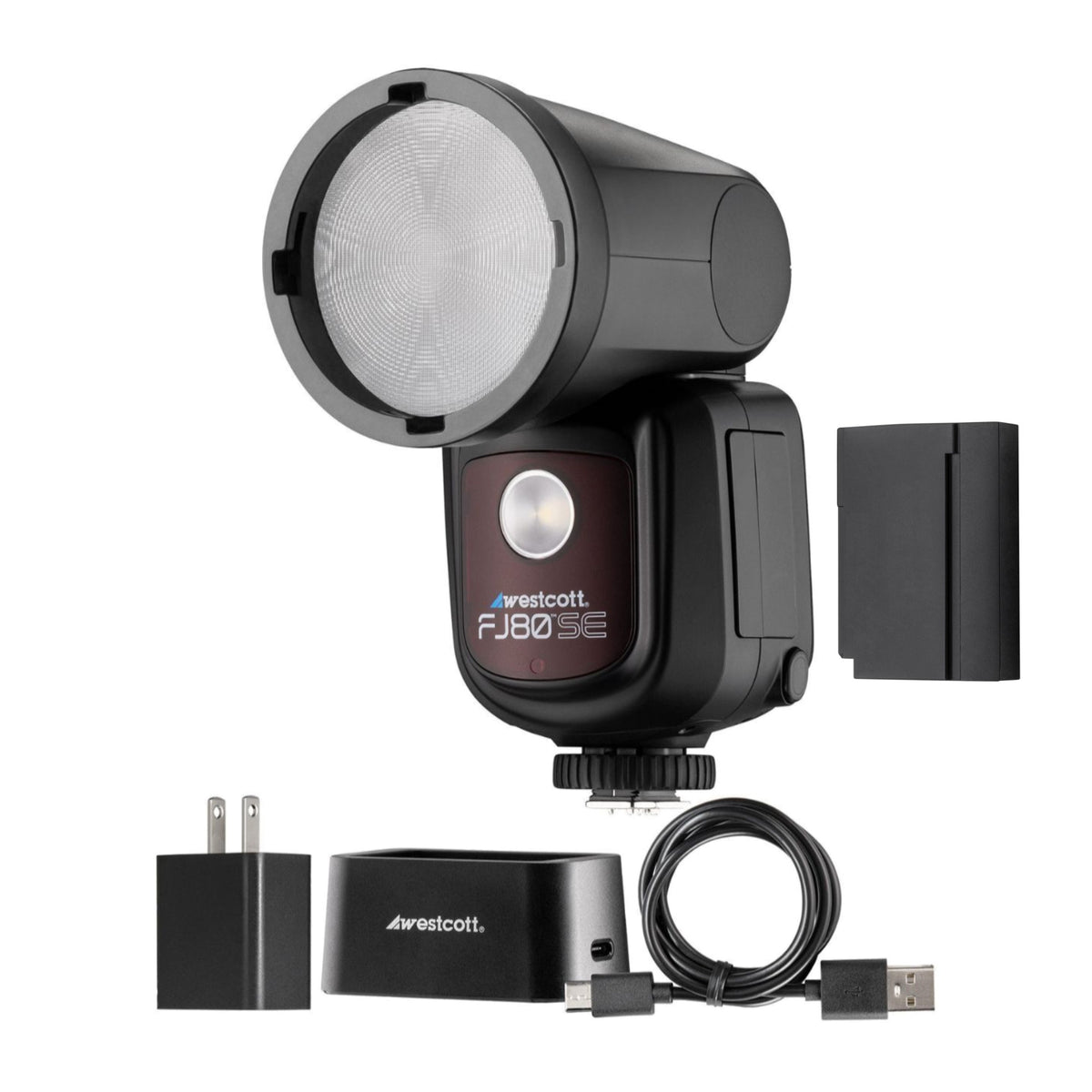 Westcott FJ80-SE M Multi-Brand 80Ws Speedlight with 2500mAh Li-Ion Battery and Battery Charger