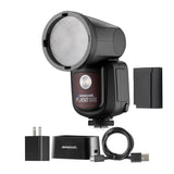 Westcott FJ80-SE M Universal 80Ws Speedlight with 2500mAh Li-Ion Battery and Battery Charger Bundle