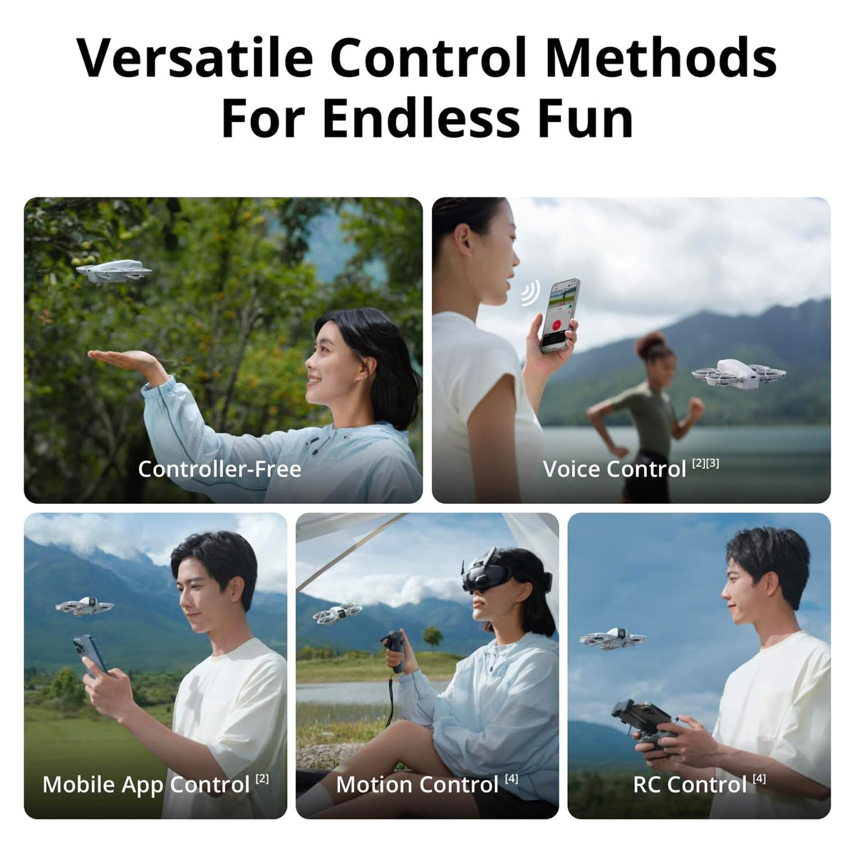 DJI Neo Palm Sized Lightweight Drone with Six Intelligent Shooting Modes with Hard Case for DJI Neo