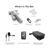 DJI Osmo Mobile 7 Gimbal with DJI Mic 2 TX, Lavalier Microphone, and Travel Case