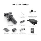 DJI Osmo Mobile 7P Gimbal with 7th Gen Stabilization with DJI Mic 2 TX, Lavalier Mic and Travel Case