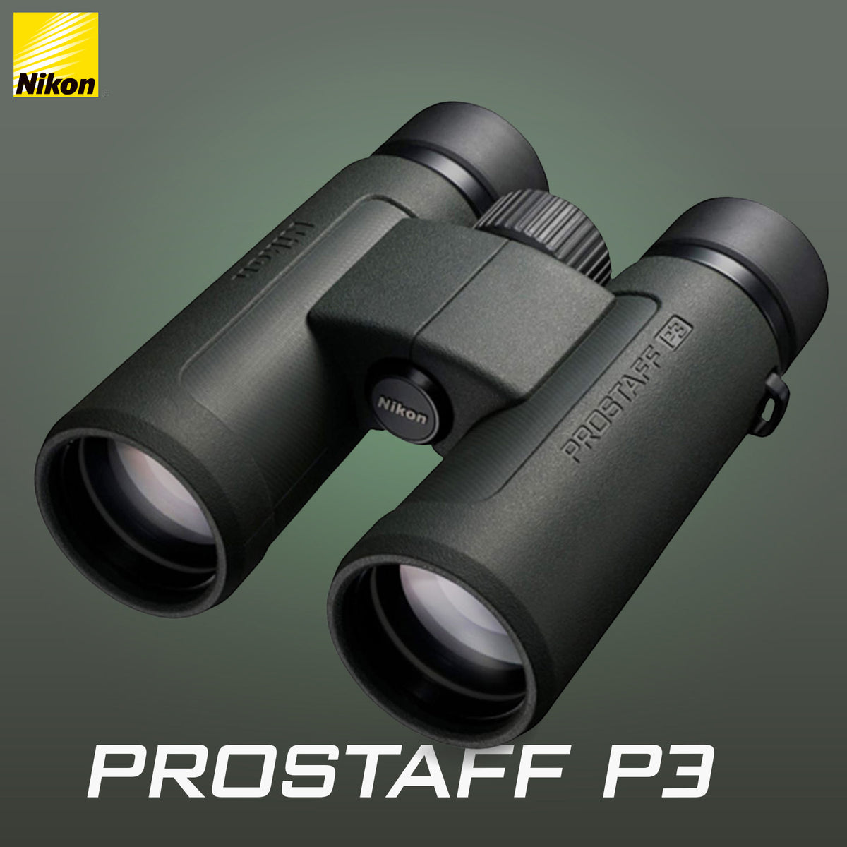 Nikon Prostaff P3 10X42 Binoculars and DSLR and Mirrorless Camera Shoulder Bag (Black) Bundle