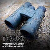 Nikon Prostaff P3 10X42 Binoculars and DSLR and Mirrorless Camera Shoulder Bag (Black) Bundle