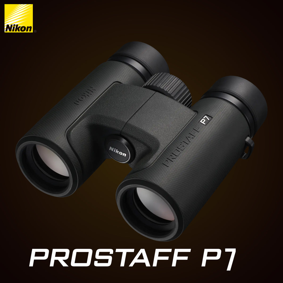 Nikon Prostaff P7 10X42 Binoculars and DSLR and Mirrorless Camera Shoulder Bag (Black) Bundle