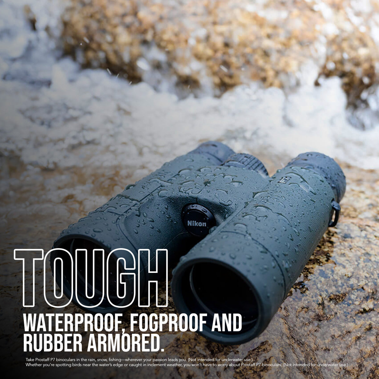 Nikon Prostaff P7 8X42 Binoculars and DSLR and Mirrorless Camera Shoulder Bag (Black) Bundle