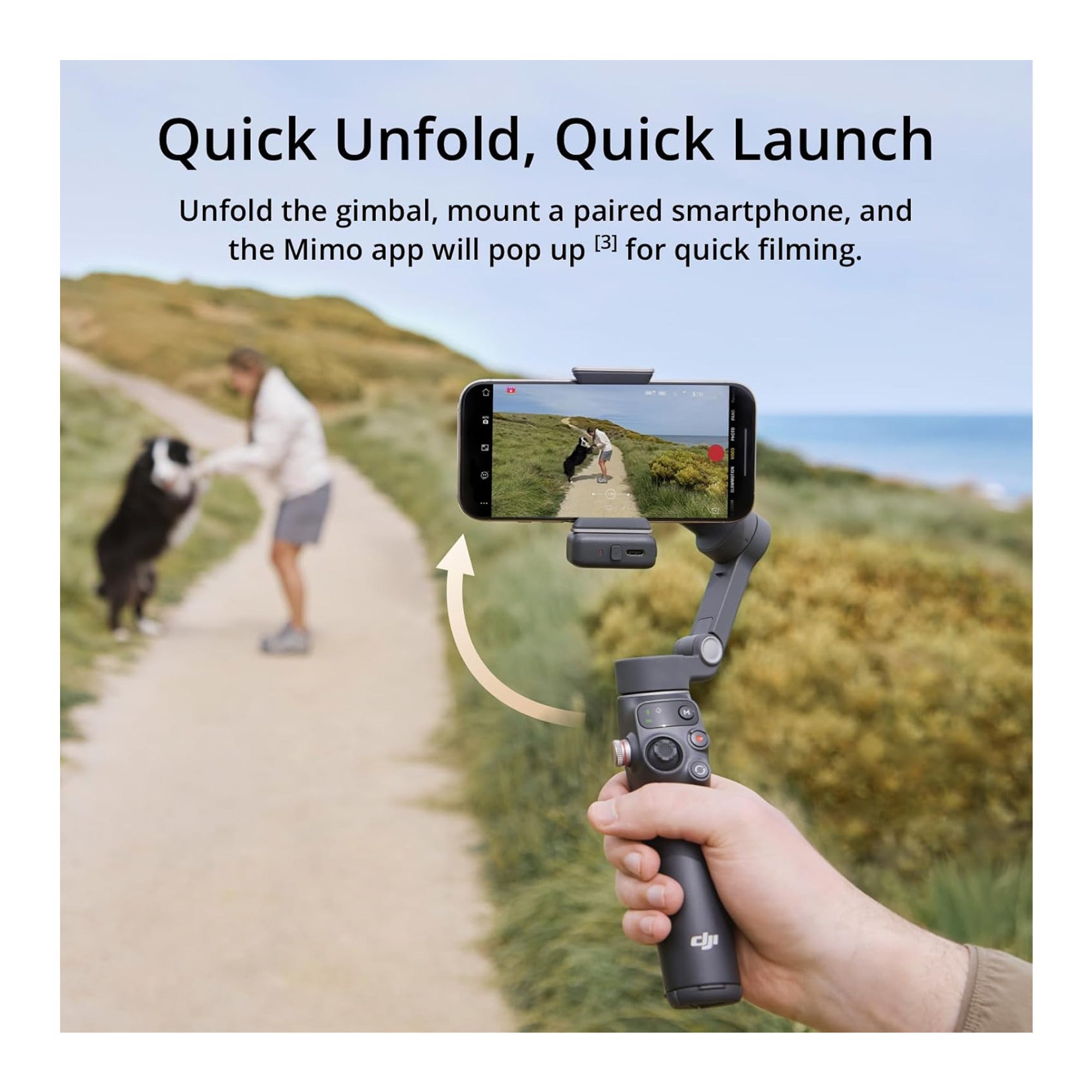 DJI Osmo Mobile 7P Gimbal with DJI Mic Mini (2 TX + 1 RX + Case
