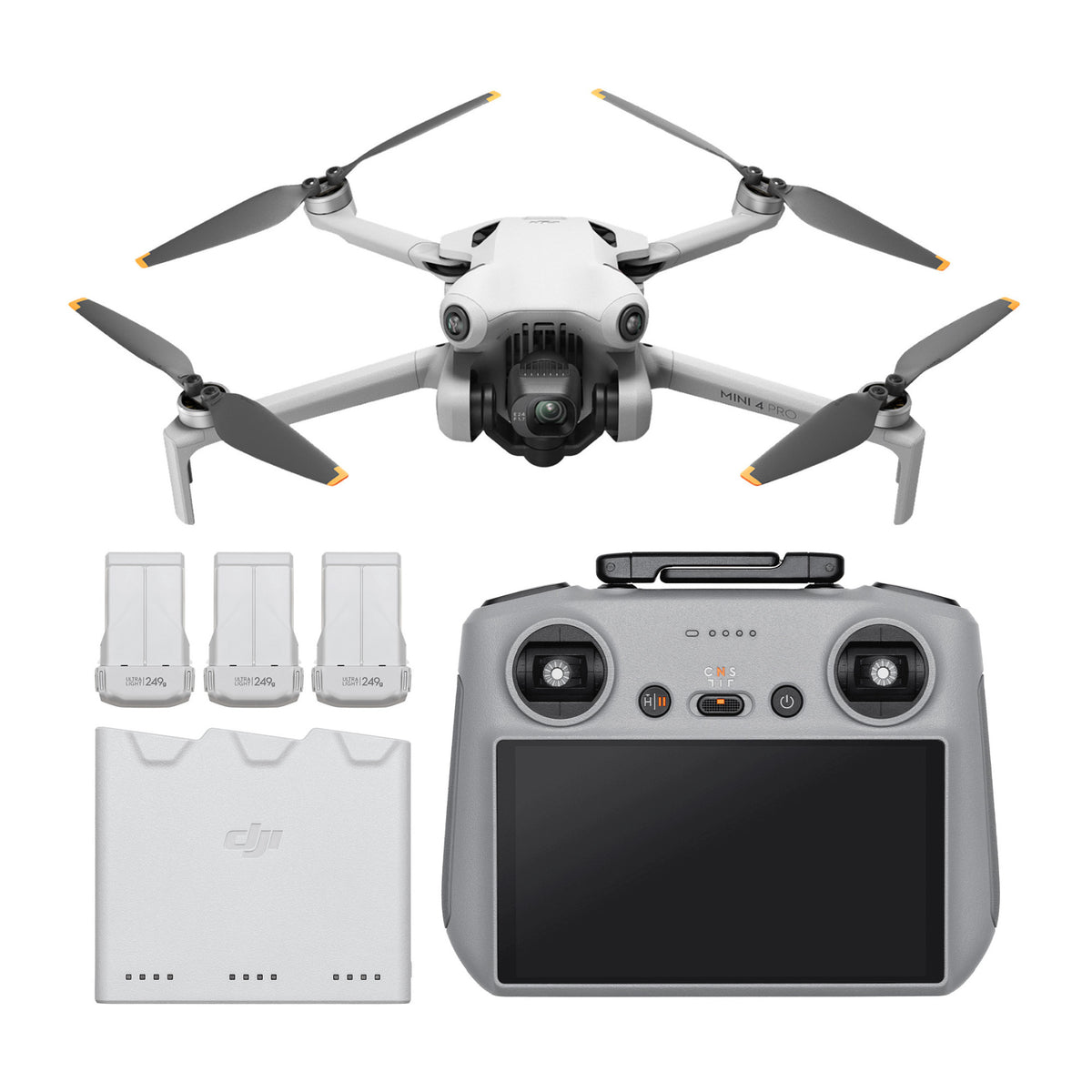 DJI Mini 4 Pro Fly More Combo Plus and DJI RC 2 Remote Controller with DJI Care Refresh Bundle