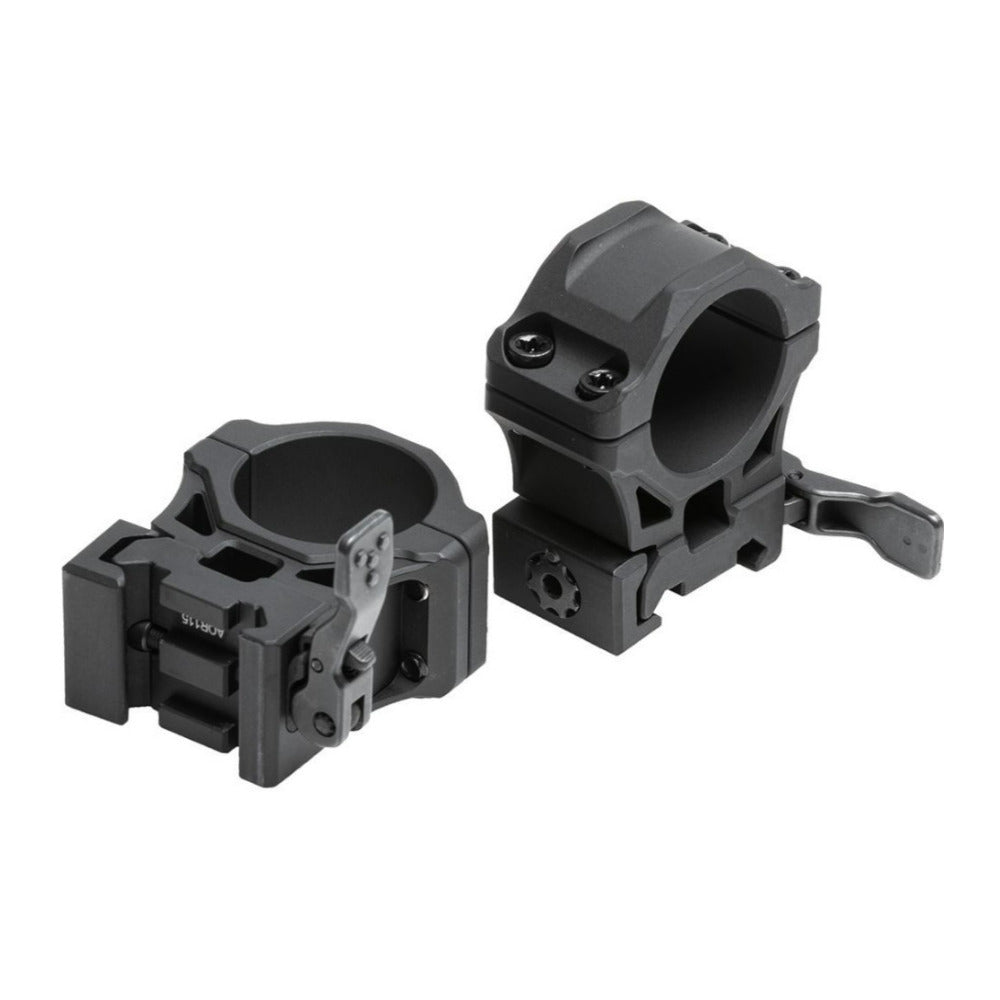 UTG ACCU-SYNC 1-Inch QR Picatinny Medium Profile Scope Rings with Aluminum Body (Matte Black)