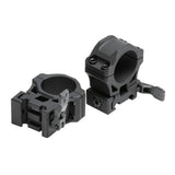 UTG ACCU-SYNC 1-Inch QR Picatinny Medium Profile Scope Rings with Aluminum Body (Matte Black)