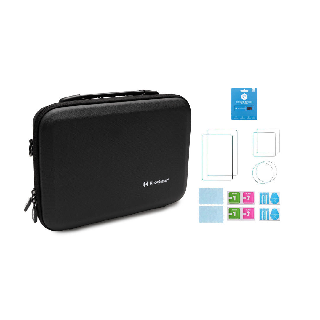 Knox Gear Portable Storage and Carrying Case and Refresh 2-Year Plan (Physical Card) Bundle