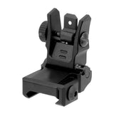 UTG Super Slim Aluminum-Steel Rear Sight with Manual Flip-Up and Tool-Free Aperture (Black)
