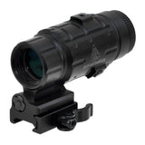 UTG 3x Magnifier with Quick Detachable Mount and Fully Adjustable Cam Lever Lock System (Black)