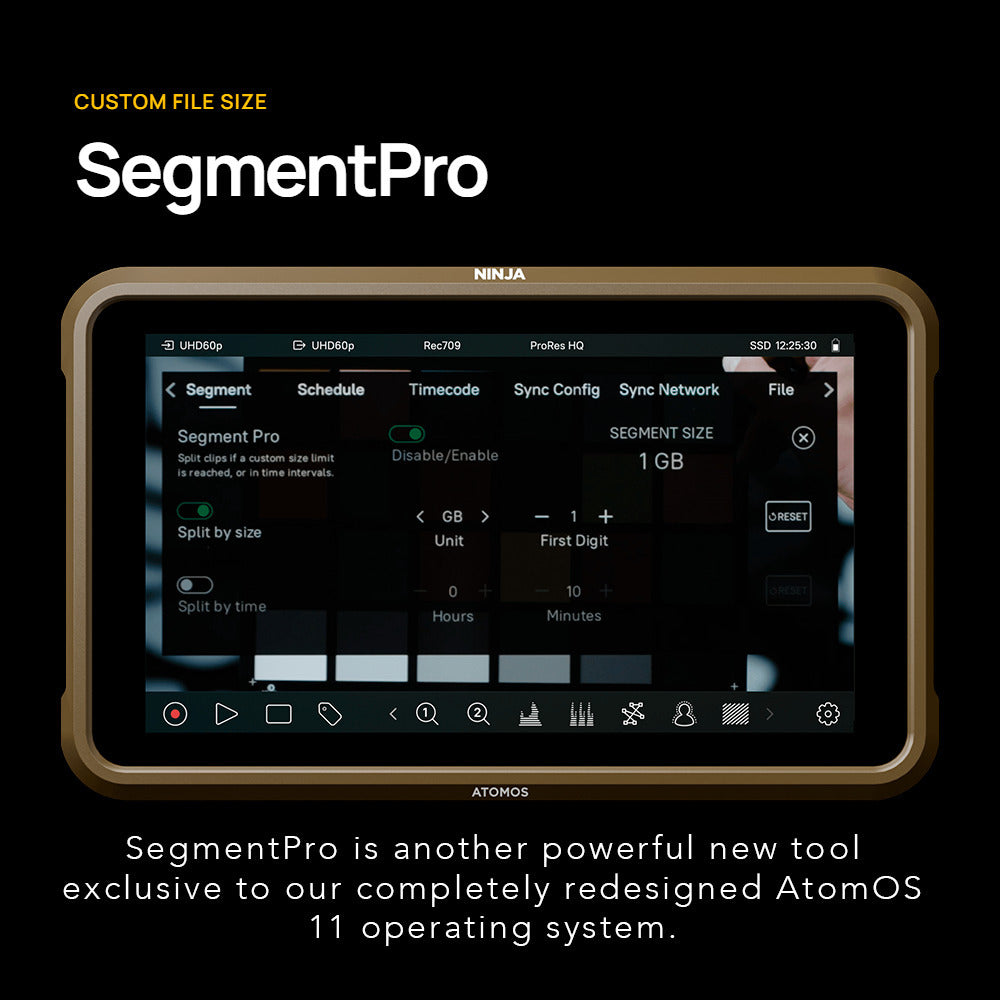 Atomos Ninja 5.2-Inch 1000nit HDR Monitor-Recorder with Accessory Kit, Camera Bag, and Cable Bundle