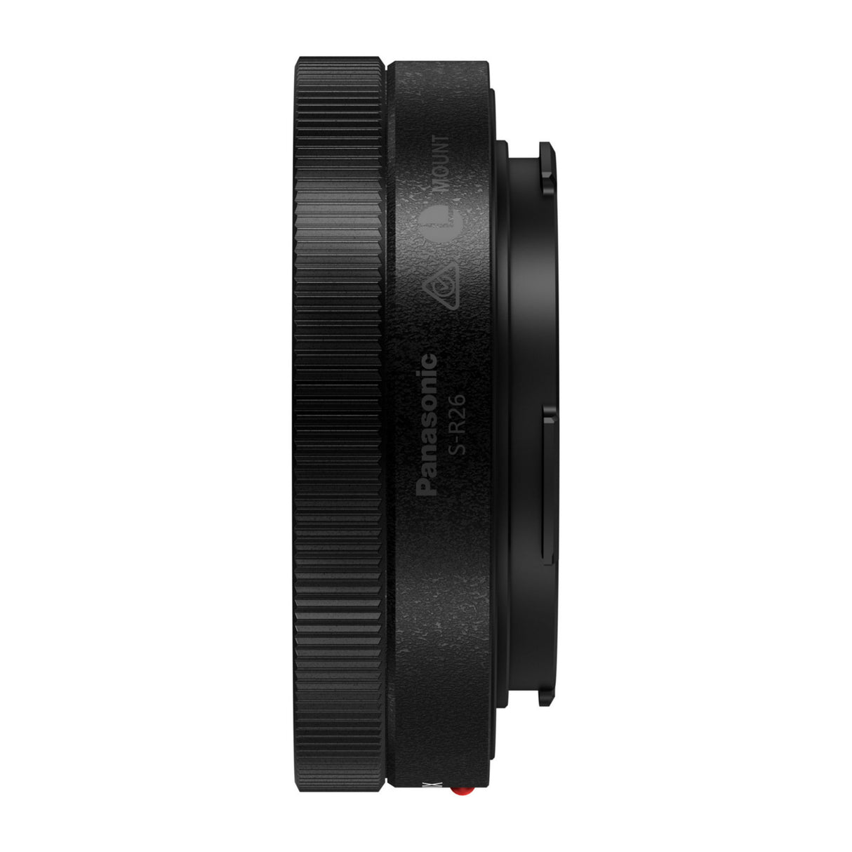 Panasonic S-R26 Lumix S 26mm F8 Lens with Manual Focus and Lightweight Body (Black, Refurbished)