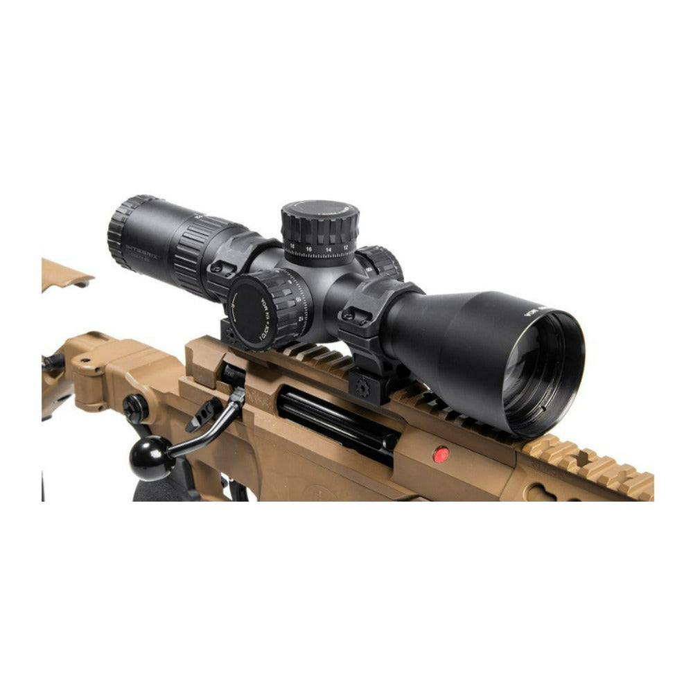 UTG ACCU-SYNC 34mm Picatinny Scope Rings with Locking Quick Release Lever (Black, Medium Profile)