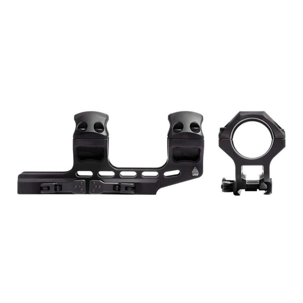 UTG ACCU-SYNC 30mm QR Picatinny Cantilever Mount with 34mm Offset (Matte Black, High Profile)