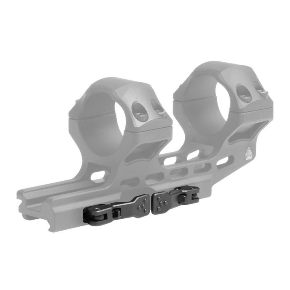 UTG ACCU-SYNC 30mm QR Picatinny Cantilever Mount with 34mm Offset (Matte Black, High Profile)