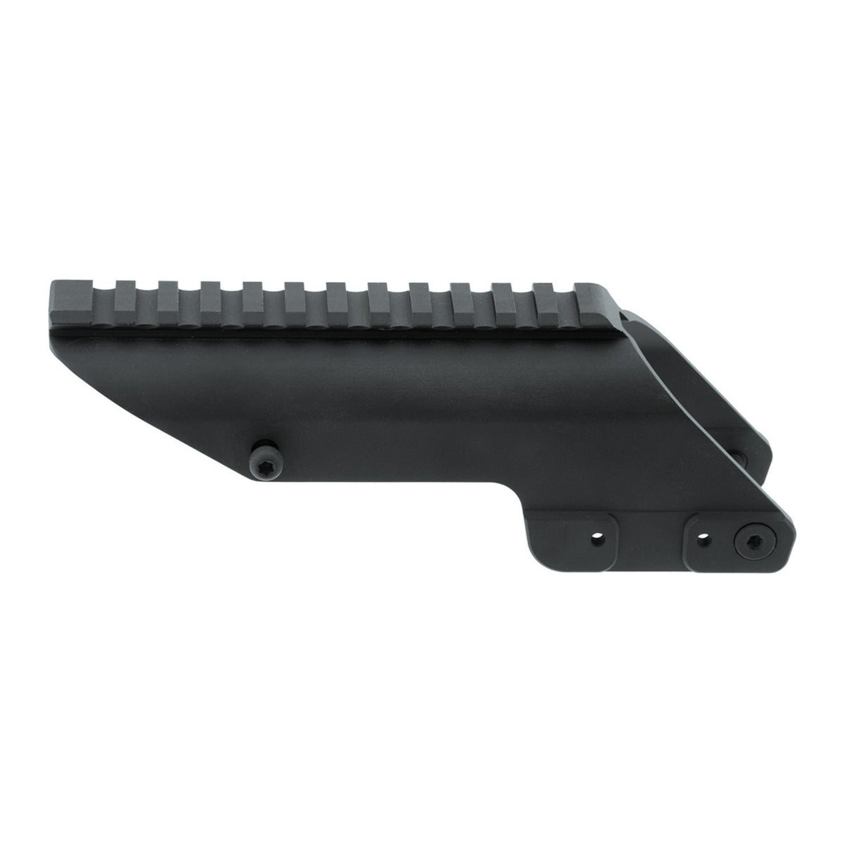 UTG Picatinny Optic Mount with See-Through for 12 Gauge MOSSBERG 590 and 500 Shotguns (Black)