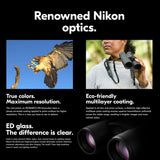 Nikon Monarch M5 8x42 Binoculars with Shoulder Bag, Lens Cleaning Pen, and Microfiber Cloth Bundle