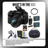 Panasonic LUMIX G97 Micro Four Thirds Mirrorless Camera (Black) with 2 Batteries and Charger Bundle