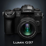 Panasonic LUMIX G97 Micro Four Thirds Mirrorless Camera (Black) with Gadget Bag and Battery Bundle