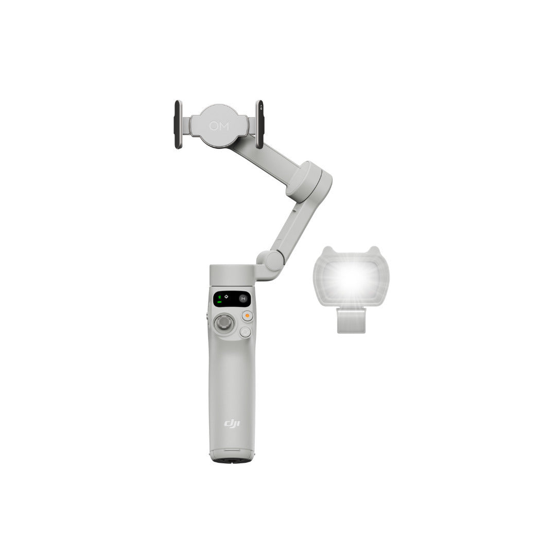 DJI Osmo Mobile 7 Gimbal with Multi-function Magnetic Fill-in light Bundle