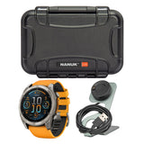 Garmin Fenix 8 Sapphire 47mm GPS Smartwatch (Spark Orange and Graphite) with Hard Case Bundle