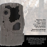 Wildgame Innovations Spark 2.0 Combo Lightsout 18MP Trail Camera with 70-Feet Detection Range Bundle