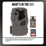 Wildgame Innovations Spark 2.0 Combo Lightsout 18MP Trail Camera with 70-Feet Detection Range Bundle