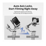 DJI RS 4 Mini Gimbal Stabilizer with Mic Mini (2 TX+ 1 RX+ Charging Case), Case, and 2 Lavalier Mics