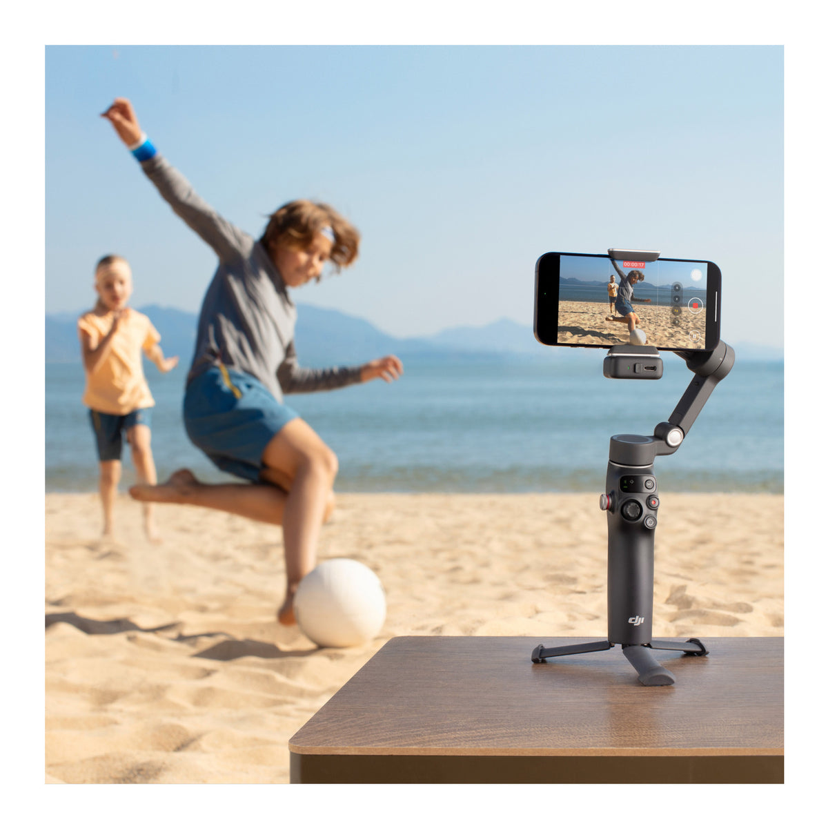 DJI Osmo Mobile 7P Intelligent Tracking Phone Gimbal with Care Refresh 2-Year Plan Card