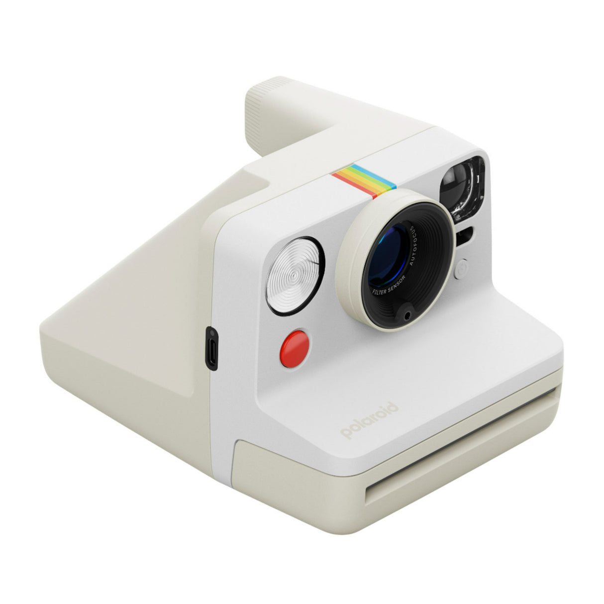 Polaroid Now Generation 3 Analog Instant Camera with Two-Lens Autofocus System (Pebble White)