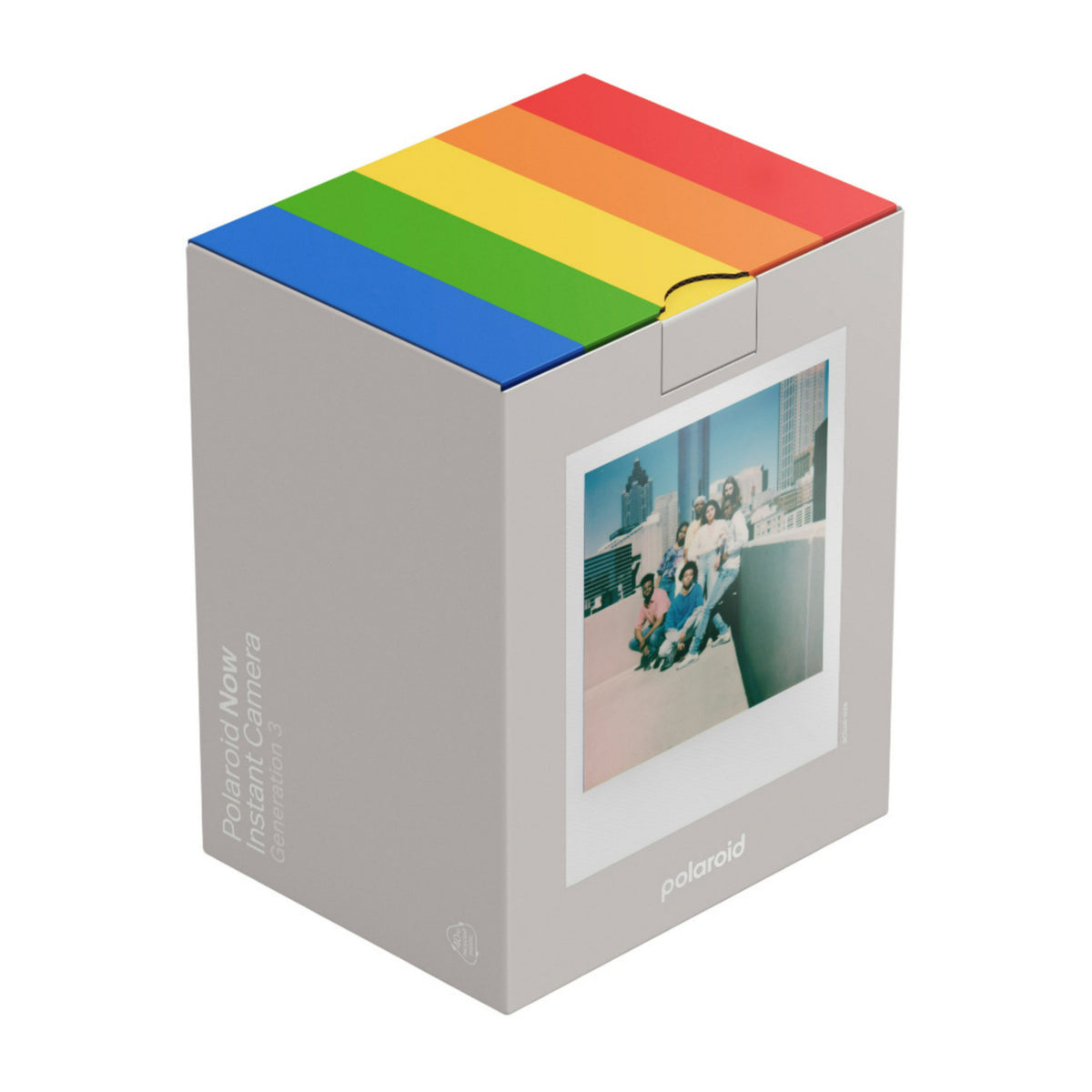 Polaroid Now Generation 3 Pebble White Analog Instant Camera (Open Box)
