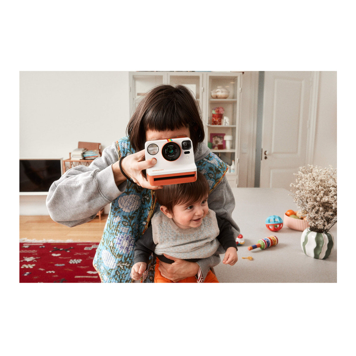 Polaroid Now Generation 3 Coral Analog Instant Camera (Open Box)