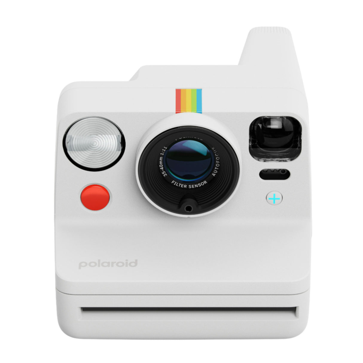 Polaroid Now Plus Generation 3 Instant Camera with Color Film Bundle (White, 8 Photos)