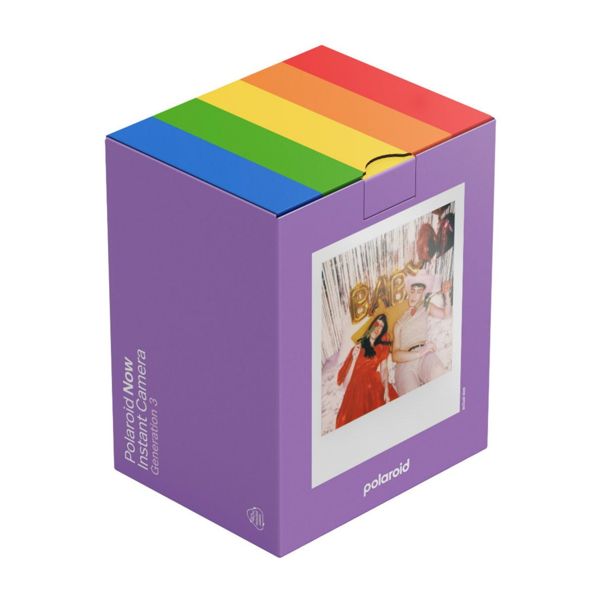 Polaroid Now Generation 3 Analog Instant Camera with Two-Lens Autofocus System (Purple)