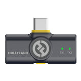 Hollyland Lark M2 Duo 2.4 Ghz Black Wireless Lavalier USB-C Microphone System