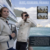 Nikon 10x25 S Dual-Hinge Design Stabilized Binoculars with Multilayer Lens Coatings (Black) Bundle