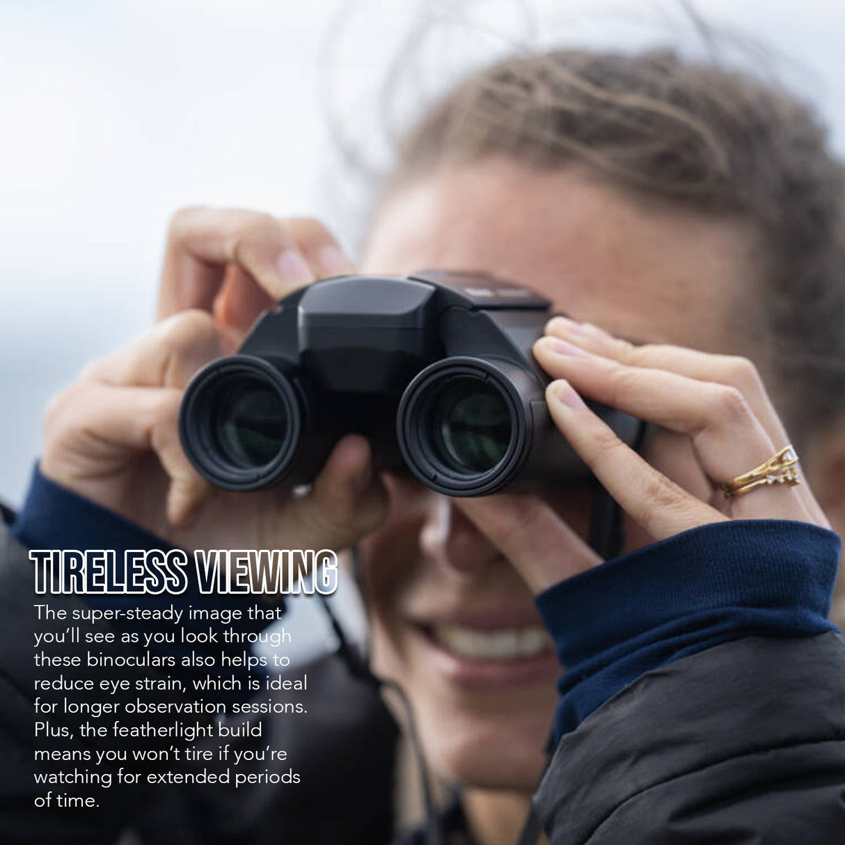 Nikon 10x25 S Dual-Hinge Design Stabilized Binoculars with Multilayer Lens Coatings (Black) Bundle