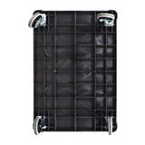 Luxor XLC11-B Two-Shelf Heavy Duty Utility Cart with Thermoplastic Resin Body (Black)