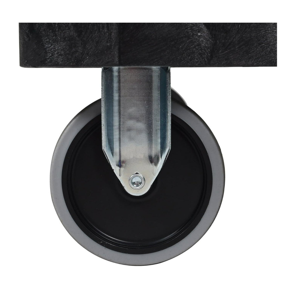 Luxor XLC11-B Two-Shelf Heavy Duty Utility Cart with Thermoplastic Resin Body (Black)