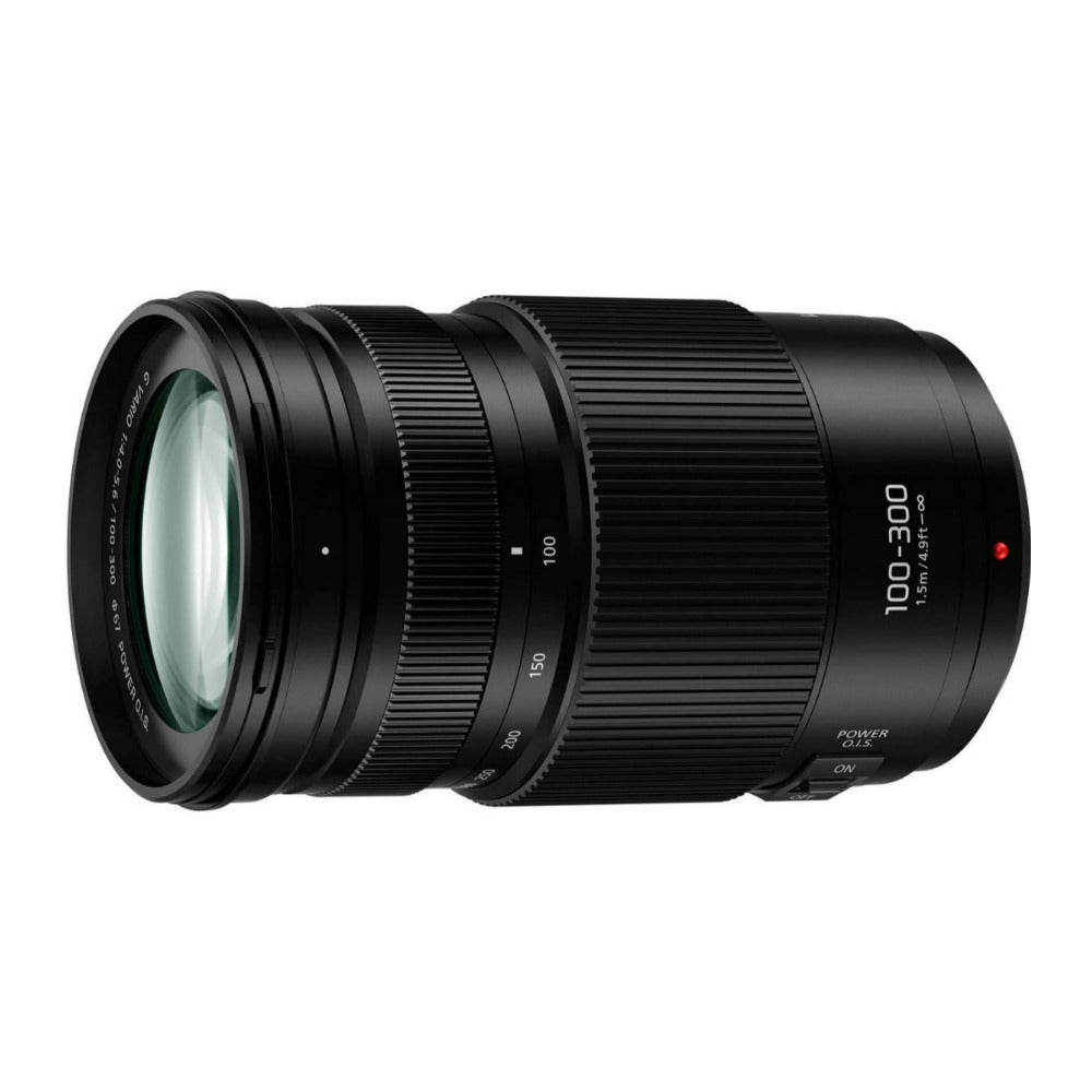 Panasonic LUMIX G Series 100-300mm F4.0-5.6 Splash Proof and Dustproof Lens (Black, Refurbished)