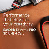 SanDisk 64GB Extreme PRO 200MB/s SDXC UHS-I Memory Card (2-Pack) with USB 3.0 Memory Card Reader