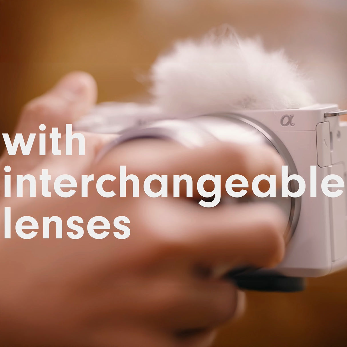 Sony Alpha ZV-E10 APS-C Vlog Camera with 16-50mm Lens (White) and Vlogger Accessory Kit Bundle