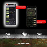 Stealth Cam Revolver 40MP Pro 360-Degree Cellular Trail Camera (4-Pack) and Battery (4-Pack) Bundle